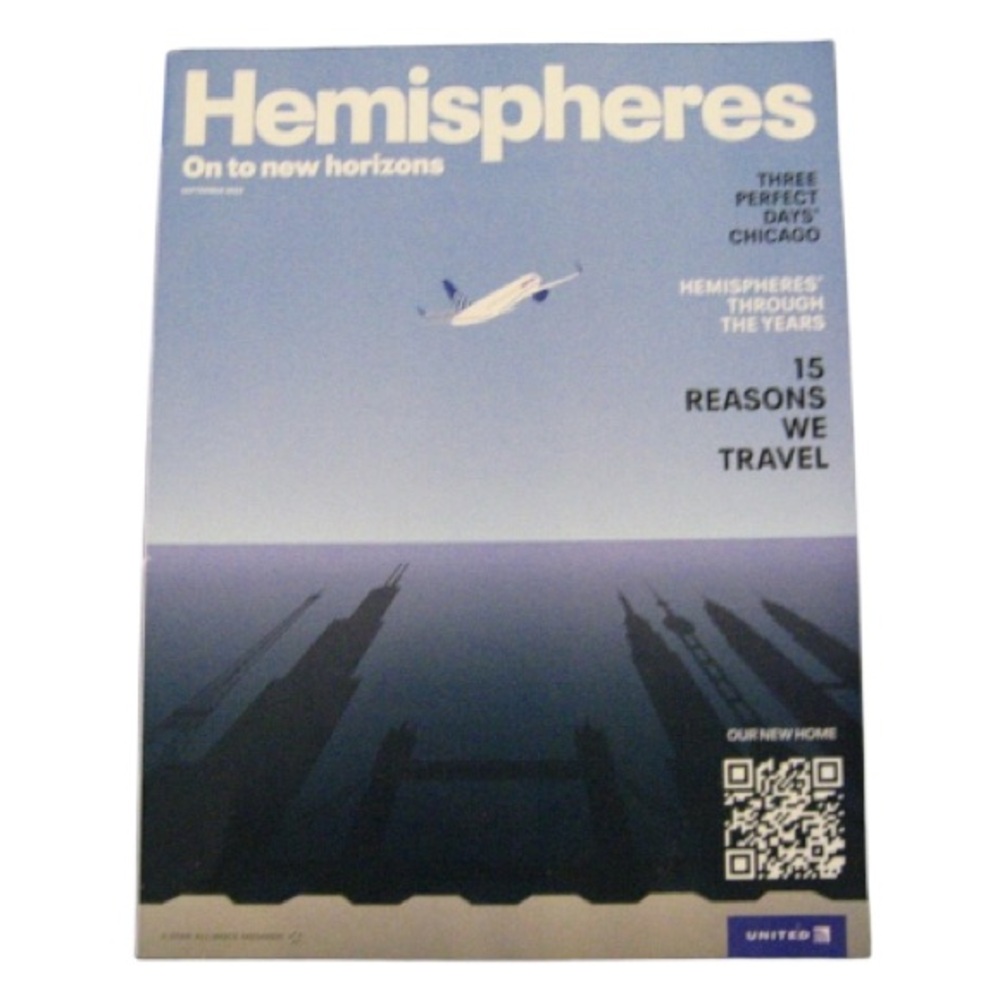 United Airlines Hemispheres Airplane Magazine September 2024 - UAL Final Issue